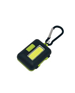Фонарь брелок кемпинговый походный КОСМОС 2ВтCOBLED 3xAAA корпус ABS-пластик карабин
