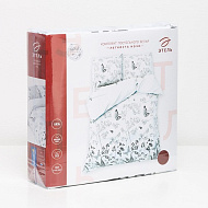 Постельное белье "Этель" евро Легкость ночи 200*217 см, 240*220 см, 70*70 см - 2 шт., 100% хлопок