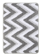 FX-5004K Коврик для ванной Fixsen River, серый, 500*800мм