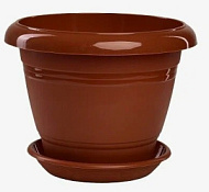 Горшок пласт ФЕСТОНА 1,6л терракот