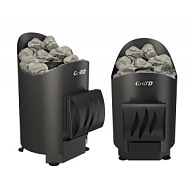 Печь для бани Grill'D Aurora mini Long black (6-12 куб)