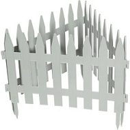 Забор декоративный "Рейка", 28 х 300 см, белый, Россия, Palisad