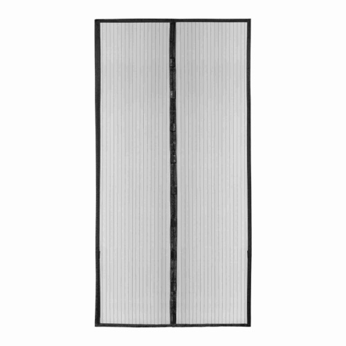 Сетка москитная с крепежом 1*2,1м с магнитами, в пакете, черная