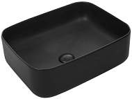 AZ-2195-MB Раковина Azario, черная, накладная 500*160*420мм