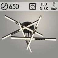Люстра C9039/5 BK черный 5x9W LED 3000-6000K ПДУ(ИК) диммер d650 h180, 24