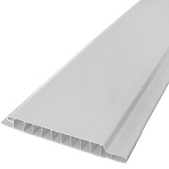Панель пластиковая 3000 х 100мм, вагонка белая