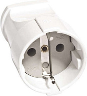 Розетка переносная 16А 250В с заземл. бел. (еврослот) UNIVersal А102