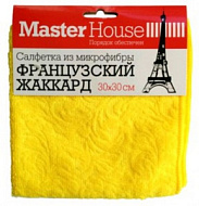 Салфетка для уборки "MasterHouse" Французский жаккард, микрофибра, 30 х 30 см