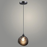 Подвес N6483/1HQ BK черный 1х60W E27 d150 h800, QH24