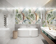 Плитка настенная Infinium светло-серый 300*600 /уп 9шт /1,62 м2/