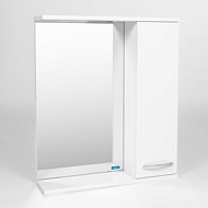 VMIL60-ZSHR Зеркало-шкаф Viant Милан 60 правый, белый 600x700x160 мм