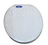 1593636  Сиденье для унитаза Бантик, жесткое,  белое