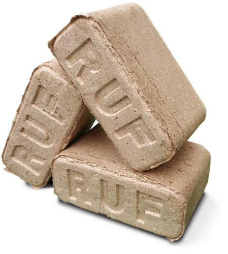 Брикеты топливные Ruf, уп 12 шт, 10 кг