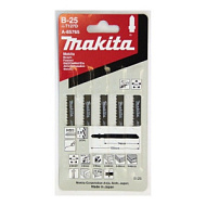 Пилки для лобзика Makita А-85765 (74мм, шаг зуба 2,8мм, 5шт, для неспецифической распиловки дерева