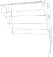 Сушилка для белья потолочная Лиана-люкс 1,8 м белая, пласт.компл в пакете