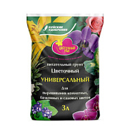 Грунт Цветочный универсальный 'Цветочный рай' 3 л