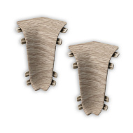 203 Угол внутренний Лексида 55мм Дуб беленый (2шт/блистер)