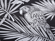 Штора портьерная Этель «Тропики", на шторной ленте 145х265 см, 210гр/м2, 100% п/э