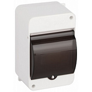 Корпус навесной SIMPLE КМПн 1/4 IP30 пластик.; прозр. крышка; бел. kmpn1.4t Эра