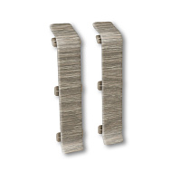 253 Соединитель Лексида 80мм Ясень серый (2шт/блистер)