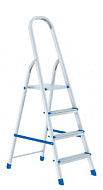 Стремянка СИБРТЕХ 4 ступени 0,8м алюминиевая