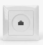 1909900 Розетка компьютерная 1-м СП AVA в сборе бел. TOKOV LIGHT TKL-AV-RC1-C01