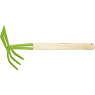 Мотыжка комбинированная, 75х380 мм, стальная, деревянная рукоятка, АГРОНОМ, Россия// Сибртех