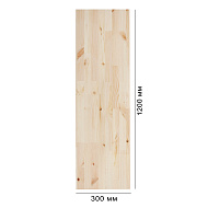 Мебельный щит 18*300*1200мм Сорт В