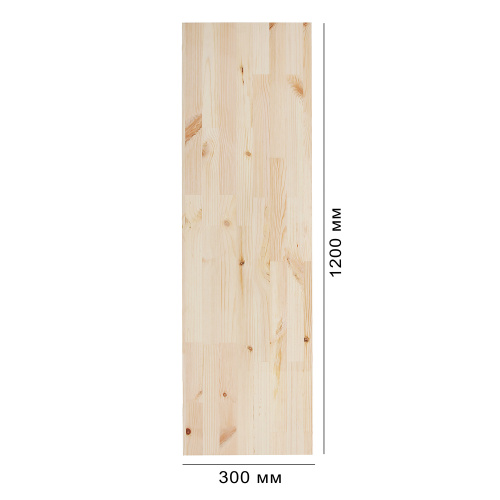 Мебельный щит 18*300*1200мм Сорт В