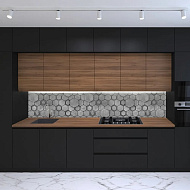 Панель АБС фартук Соты 3D 3000*600*1,5мм