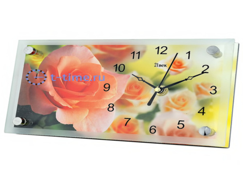 Часы настольные "Роза"
