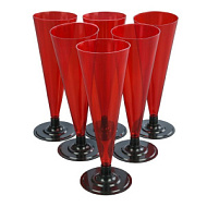 Фужер д/шампанского "Мистерия" 0,18л, набор 6 шт, цвет МИКС (мин 1 | 1)