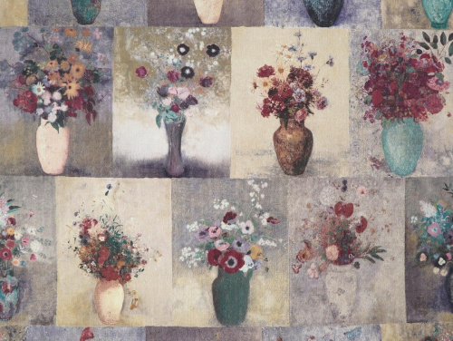 Обои Elysium винил. горячего тиснения на бумажной основе Вазочки 0,53 х 10м