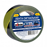 55372 Лента сигнальная UNIBOB 50мм х 150м, желто-черная