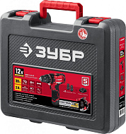 ДШЛ-125-22 дрель-шуруповерт ЗУБР (12В, 2 АКБ, 2Ач, в кейсе)