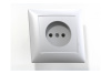 370807 Розетка 1-м СП Селена 16А IP20 РС16-369 бел. Кунцево 8110