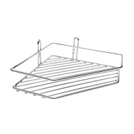 Полка для ванной Delphinium, хром, угловая 1 ярус 101100