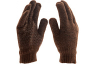 68635 Перчатки Сибртех трикотажные, двойные, верблюжья и овечья шерсть, ПВХ покрытие, Россия