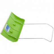 Движок для уборки снега пластиковый, 815 х 440 х 1150 мм, алюминиевая рукоятка, Россия, Сибртех