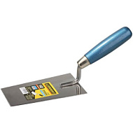 0830-14 Кельма STAYER , трапеция, нержавеющее полотно, деревянная рукоятка, 140мм