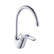 3205258С-B01 Смеситель для кухни Gross Aqua Base, хром, высокий излив