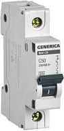 Выключатель автоматический модульный GENERICA 1п C 50А 4.5кА ВА47-29 MVA25-1-050-C