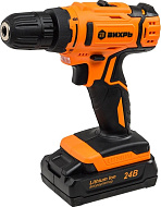 Дрель-шуруповерт аккумуляторная Вихрь ДА-24Л-2К 72/14/18