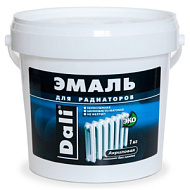Эмаль для радиаторов Dali, 1кг, белоснежная