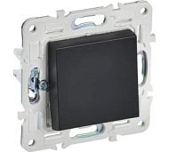 Выключатель проходной 1-кл. SKANDY 10А SK-V02Bl черн. IEK SK-V12-0-10-K02