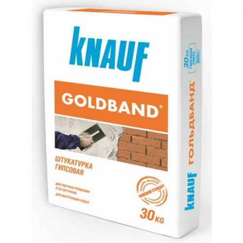 Штукатурка гипсовая KNAUF Goldband, 30кг