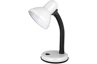 Светильник настольный Ultraflash UF-301P C0 E27 60W металл/пластик белый
