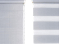 Штора рулонная День и Ночь Стальной 60*160