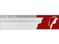 Плинтус Decor Ek потолочный инжекционный D 101/80 2 м