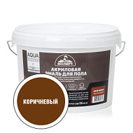 Эмаль ЭКСПЕРТ для пола акриловая полуглянцевая коричневый 1кг